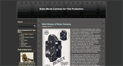 Desktop Screenshot of bolexmoviecameras.com