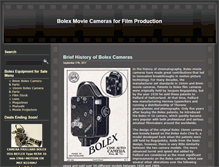 Tablet Screenshot of bolexmoviecameras.com